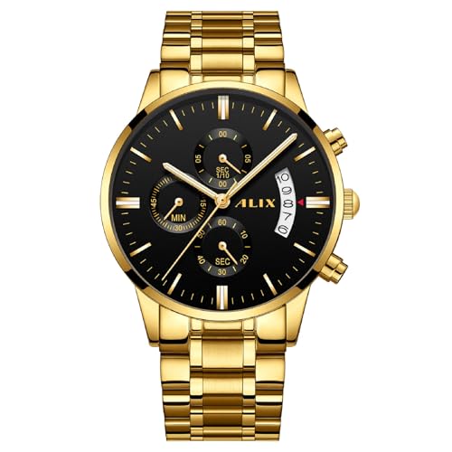 Image of ALIX Stylish Chronograph Date Display Water Resistant Analog Watch for Men