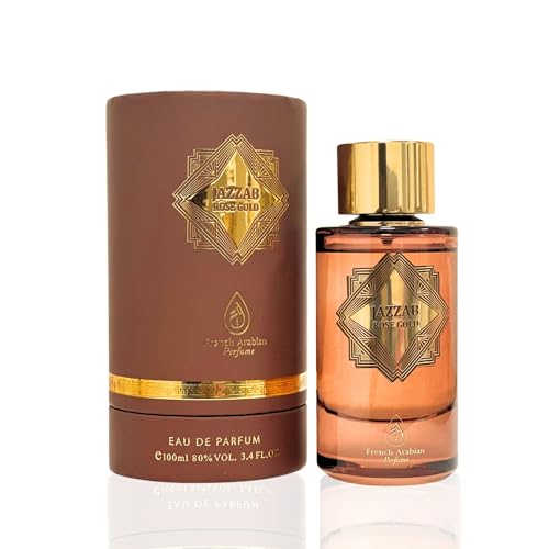 Jazzab Rose Gold Arab - Perfume de oud para mujer, 100 ml, en colaboración con My Perfumes