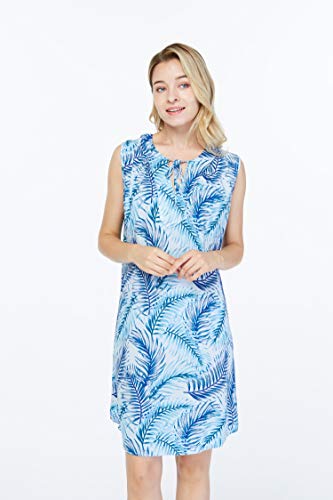 Image of Hawaii Hangover Family Matching Hawaiian Clothes, Simply Blue Leaves | Family matching Hawaiian outfits, Simply Blue Leaves, lightweight rayon, machine washable, tropical leaf print, luaus