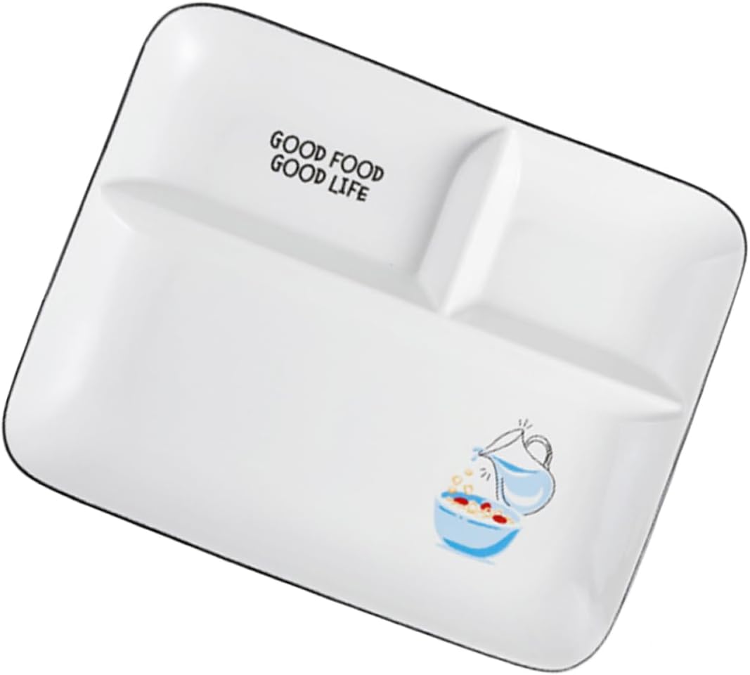 BESTOYARD Food Serving Tray Tray Dinner Plates Porcelain Fruit Plate Ceramic