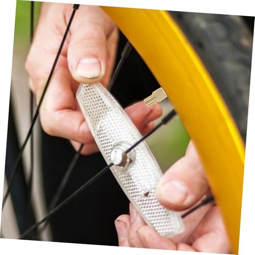 Cubierta de válvula metálica BESPORTBLE para adaptador de válvula de bicicleta miniatura 5
