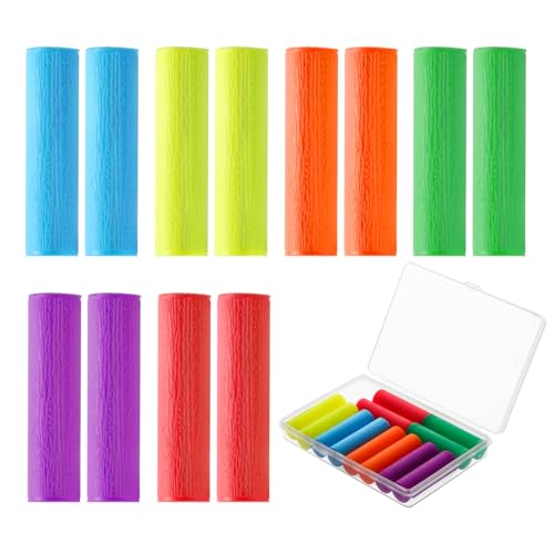 Maoerdental 12PCS Aligner Chew Aligner Trays Chompers for Invisalign Orthodontic Chompers Retainer Trays Seaters with Travel Carrying Case (Mix Colors)
