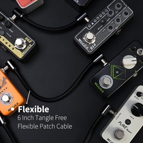 Image of MOOER Guitar Pedalboard 6 inch Patch Cable 3Pack