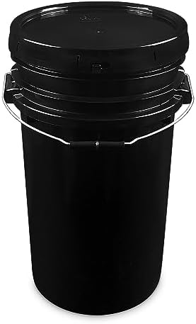 Amazon.com: Letica 7 Gallon HDPE Bucket, White : Health & Household