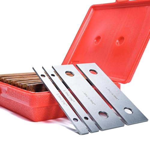 10 Pairs of Parallels, 1/8” Vise Machinist Parallels Set, Alloy Steel Parallel Machinist Tools