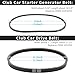 Tektall Drive Clutch with Belts Fit for Club Car Gas Golf Cart DS Precedent 1997-2015 with Kawasaki Engine FE290 & FE350, 101833902 101832902