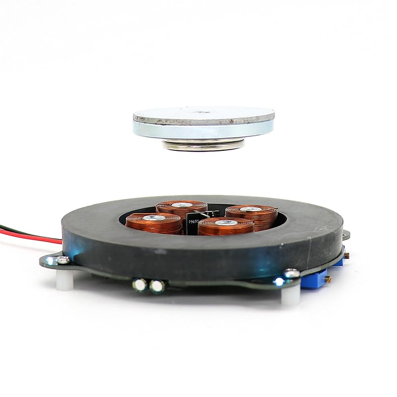 Módulo de levitación magnética con lámpara LED, plataforma de carga máxima de 500G, Kit de núcleo DIY para máquina de levitación magnética con potencia