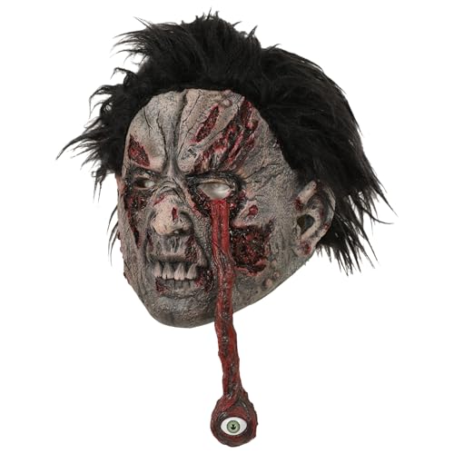 Masque effrayant d'Halloween pour adulte style zombie réaliste pour le cosplay