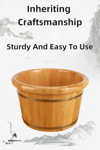 Cubo de madera para masaje y spa de pies miniatura 2