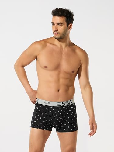 Image of ESSA Men's Pack of 2 Trunks | Stretchable Fabric & Durable Waistband | Soft & Comfortable | Long-Lasting Comfort | Ideal