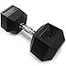 Yes4All Rubber Hex Dumbbell (Single) - 5, 10, 15, 20, 25, 30, 35 to 45 lbs