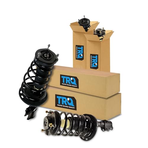 Image of TRQ Front and Rear Strut & Coil Spring Assembly Set Driver & Passenger Sides Compatible with 04-06 Toyota Camry