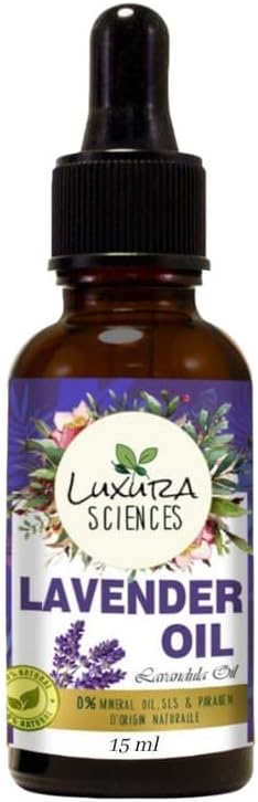 Lavender oil for hair growth skin care nail strengthening aromatherapy soothing scalp massage pure and natural therapeutic grade oil for relaxation wellness 15ml
