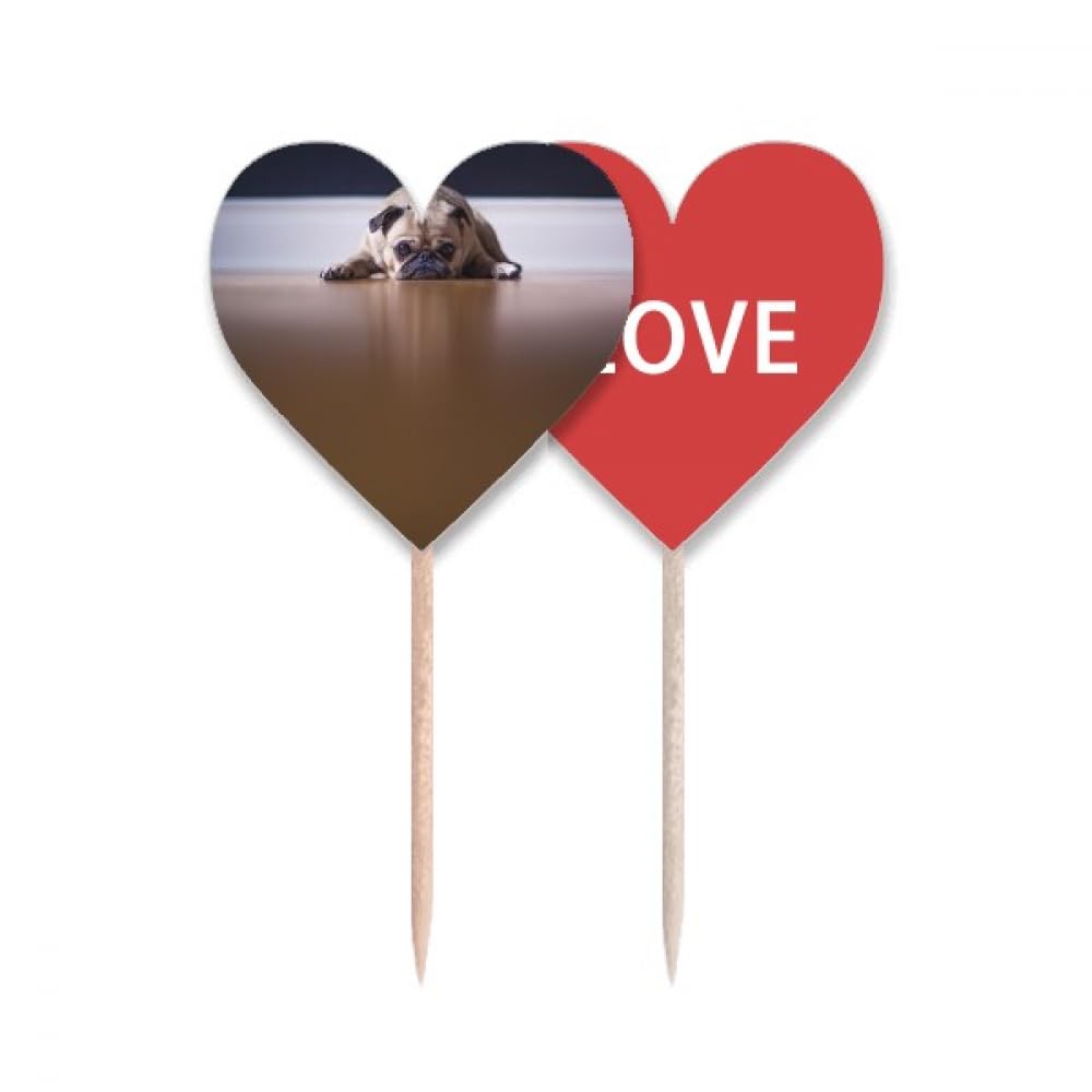 Décoration de sol chien Love Heart, cadeau idéal crémaillère