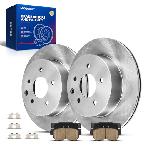 Image of KAX Rear Brake Kit Fits Hyundai Elantra 2009-2010 2.0L, Elantra 2007-2008