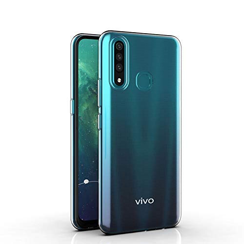 Image of Case Creation Brand - Mobile Cover for Vivo Z1 Pro (Soft & Flexible Back Case), Transparent