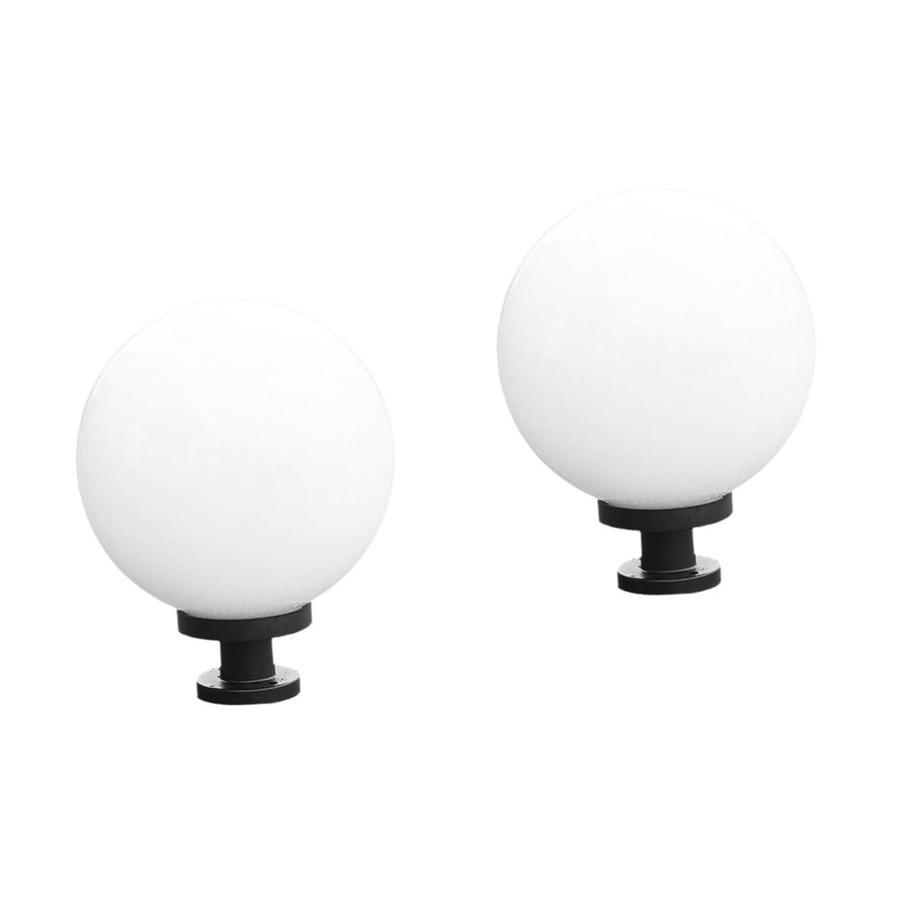 YARNOW 2pcs Fence Lights Outdoor Post Ball Lights Post Globe Lamp Shade Bedroom Lamps Cover Post Light Lampshade Patio Column Light Stand Light Globe Acrylic Ceiling Fan Glass