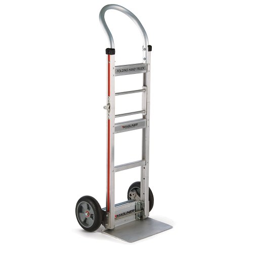 Carretilla plegable de mano 2 ruedas, 8 in, 500 lb capacidad
