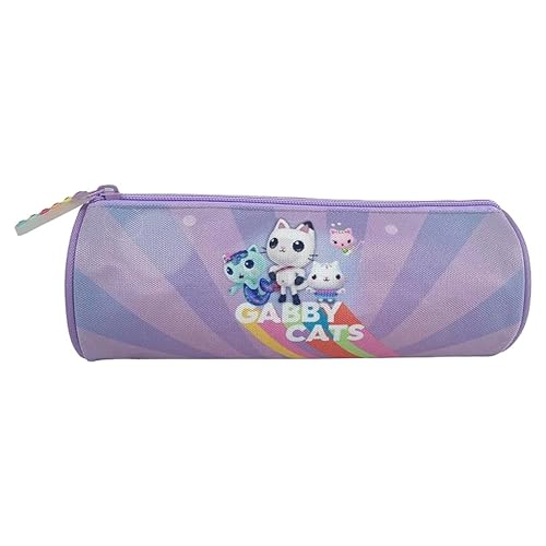 CYP BRAND Trousse Ronde Gabby, Unisex, Violet, Taille...