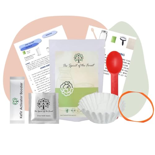 The Spirit Of The Forest Milk Kefir Grains DIY Dairy Non-GMO Probiotic Drink Limitless Heirloom