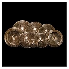 The raw cymbals are processed in an unpolished manner, with special technical treatment of the cymbals themselves, and the appearance of the cymbals is finally rendered in an original and ancient style by hand frosting. Due to its special appearance ...