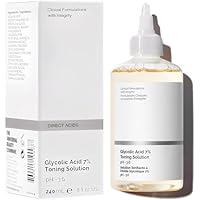 Ordinary Glycolic Acid Toning Solution, 8 Fl Oz Glycolic Acid 7% Exfoliating Toner, Smooths Skin Texture, Improvement Visible Clarity & Also Addressing Uneven Tone, Reveal Radiant Skin