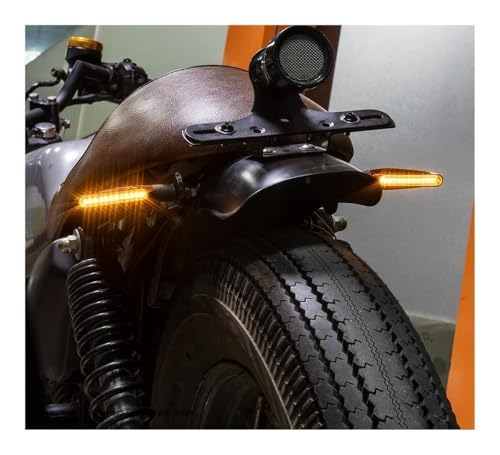 Clignotants de moto 12 LED ambré au design épuré pour customisation esthétique - 5