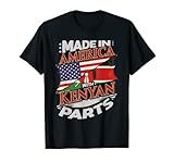 Gran idea de regalo para un keniano fabricado en Estados Unidos con patrimonio y raíces de Kenia, esta camiseta keniana es el regalo significativo perfecto