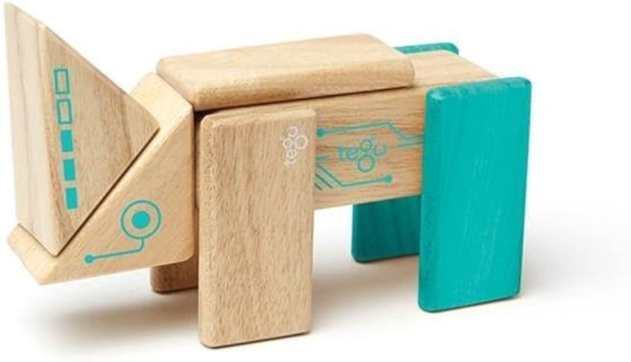Tegu Robo Magnetic Wooden Block Set by Tegu [並行輸入品] Tegu4-29-