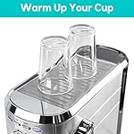 CASABREWS CM5418 Espresso Machine 20 Bar, Compact Espresso Maker with Steam Milk Frother, Stainless Steel Coffee Machine with 34oz Removable Water Tank for Cappuccino, Latte, Silver - Image 5