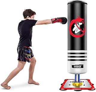 Dripex Kids Free Standing Boxing Punch Bag, Heavy Duty Punching Bag Stand with Suction Cup Base