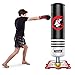 DRIPEX Punching-Ball Enfant 120 cm Sac de Frappe Boxe sur Pied avec Ventouses pour Karaté Taekwondo MMA Cadeau Noël et Nouvel an pour Enfants - Noir
