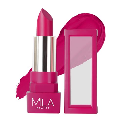 Image of MILA BEAUTE Matte Lipstick | Highly Pigmented & Lightweight Formula | Matte Finish | Gives Full Coverage | Shade -