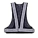 Produktbild Little Beauty Reflektierende v-Typ Weste ärmellose Weste Reiten Sicherheit reflektierende Kleidung Straße Hochgeschwindigkeitsweste Outdoor Schutz (Color : Black+White)