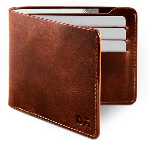 Image of DailyObjects Tan Leather UrbanGentleman Wallet for Men | Six Card Slots and Relaxed Slide Pocket | Slim and Sleek Design | Easy to fit in Pocket