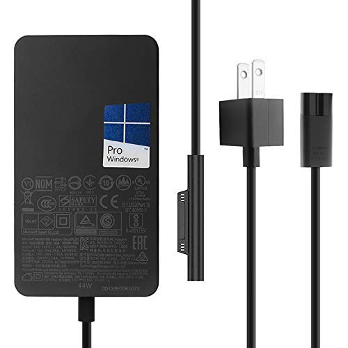 Original Pro Charger 44W 15V 2.58A Power Supply Compatible with Microsoft Surface Pro 6 Pro 5 Fits M