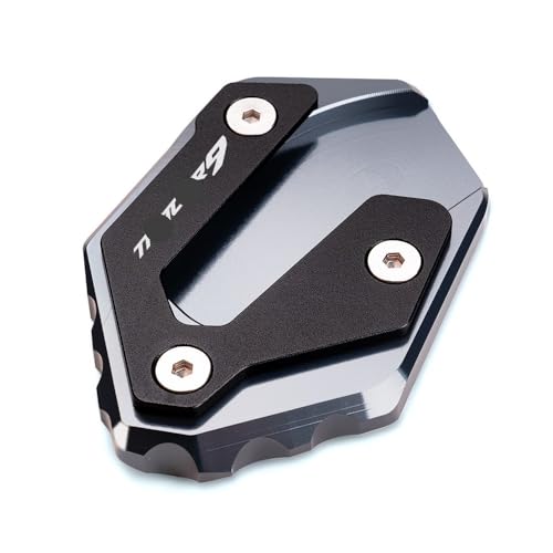 Plaque support latéral béquille Tracer 9GT coussinet de pied de moto et bouchon valve