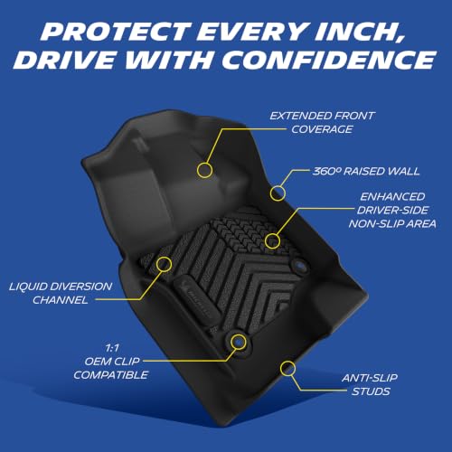 Image of Michelin Vehicle Mats for 2015-2026 Ford F150 /2022-2026 Lightning Crew Cab