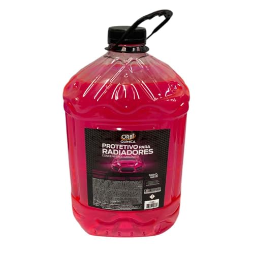 Aditivo Radiador Rosa Orbi 5 Litros Protetivo Orgânico