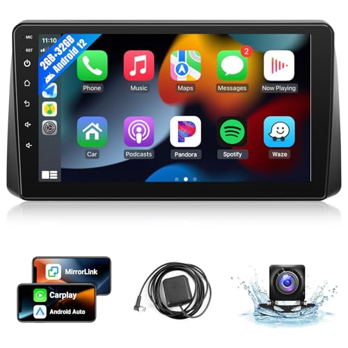 Leadfan Car Stereo Radio for Dodge Grand Caravan 2011-2020 Chrysler Town & Country 2011-2016 Grand Voyager 2011-2015 with Wireless Carplay Android Auto 9 Touchscreen GPS Navigation Bluetooth WiFi
