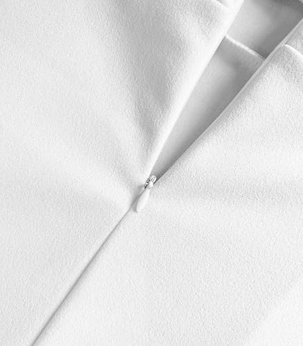 Image of SxClub Business Dresses for Women Elegant Long Sleeve Bodycon Pencil Knee Length Formal Dress for Evening Cocktail