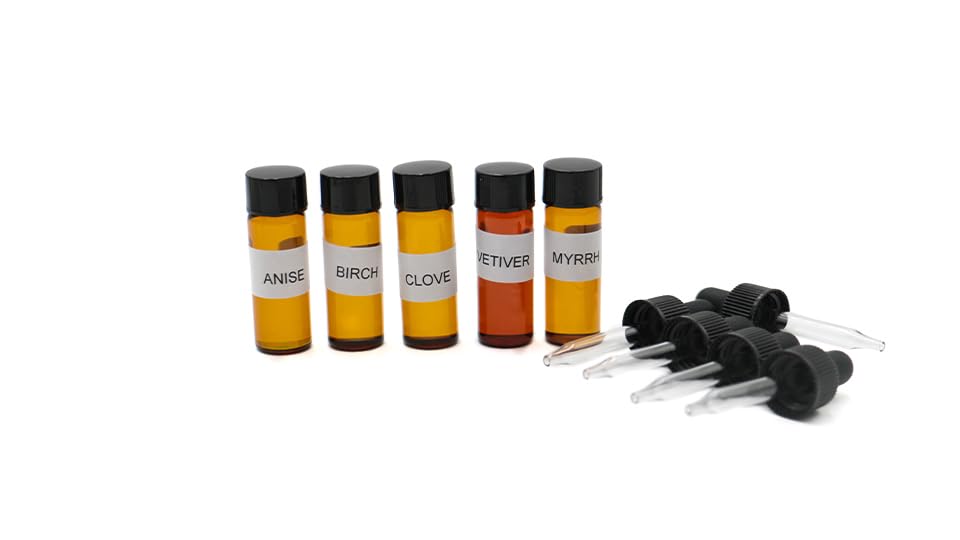 Leerburg UKC Nosework Kit – Civilian Scent Work Dog Training Set with Earth Magnet Boxes, Includes Anise, Birch, Clove, Myrrh & Vetiver Essential Oils - image 3