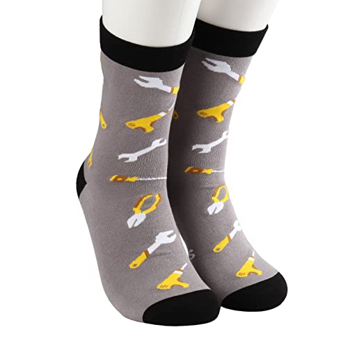 MBMSO Maintenance Worker Gifts 2 Pairs That's What I do I Fix Stuff and I Know Things Socks Handyman Gifts Repair Man Gift3