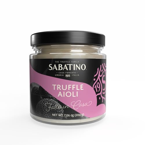 Sabatino Gourmet Truffle Aioli Sauce – Creamy, Rich Flavor with