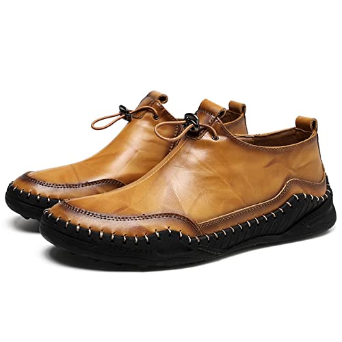 Bottes en cuir chaudes pour hommes idéales pour l'hiver en ville