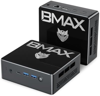 BMAX ミニpc N150 Intel 初登場 DDR4 16GB+512GB SSD mini pc 4コア/4スレッド 最大周波数3.6GHz Windows 11 pro WIFI5/BT5.0 TDP 6W 省電力ミニ パソコン USB×4/HDMI 2.1×2/全機能Type-C 3画面出力 静音 高性能 小型pc B4 Turbo