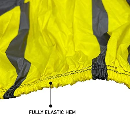 Image of Anti Reflective, dustproof and Water Proof Car Body Cover Compatible with Honda Elevate - (with Side Mirror & Antenna Pockets Color -Spyro Legend