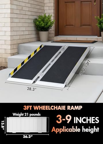 Portable Folding Mobility Ramp Aluminum