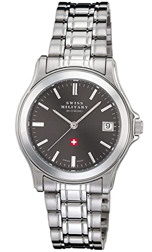 Swiss Military Reloj para Hombre Analógico de Cuarzo con Brazalete de Acero Inoxidable SM34002.03