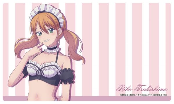 Amazon.co.jp: シーワン 女神のカフェテラス 月島流星 ラバーマット 
